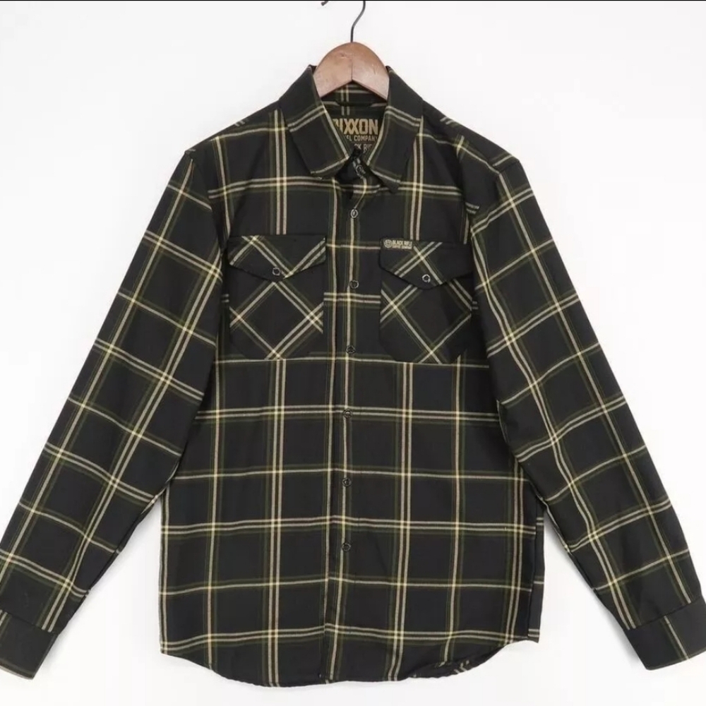 **NWOT** DIXXON 'Black Rifle Coffee' Flannel Snap Front | Size: Men's Small
